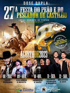 Luan Pereira será atração desta terça da 27ª Festa do Peão e do Pescador de  Castilho - Jornal O Foco